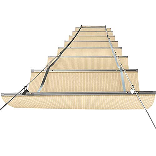 Auvent rétractable pergola avec kit complet de fixation robuste - 3