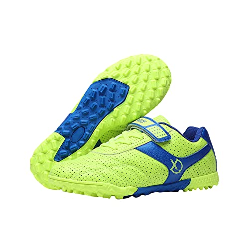 Mateju Botas de Fútbol para Niños, Zapatos de Fútbol Cesped Artificial Zapatillas Deportivas Aire Libre Formación Duradero Zapatillas de Fútbol Adolescentes 28-38