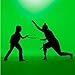 Fat Brain Toys Ribbon Ninja Game - Active Ribbon-Snatching Indoor or Outdoor Ninja Kids Toys for Kids & Teens