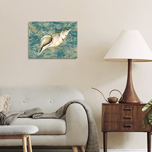 Peinture sur toile conque et plage pour une ambiance côtière apaisante à la maison - 6