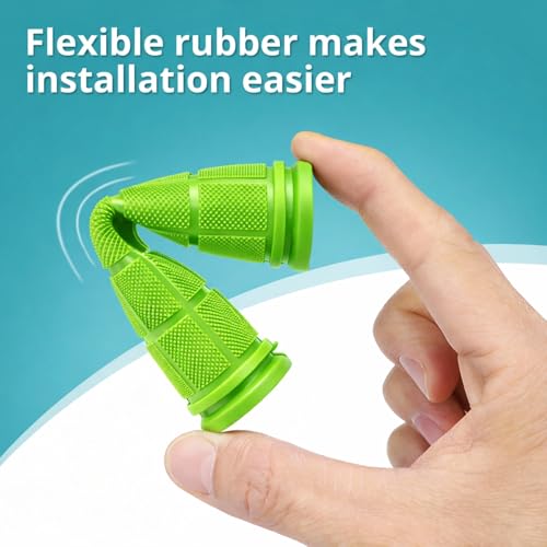 Image of CHUNZEXI 4 PCS Bike Handlebar Grips, Rubber Bicycle Bar Grips Replacement, Non-Slip Handle Grips for Kids Bikes, Scooters, BMX, Mountain & Cruiser Bikes