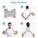 Posture Corrector for Women and Men Anoopsyche Comfortable Upper Clavicle Support Device for Thoracic Kyphosis and Shoulder Neck Pain Relief Adjustable Brace, Chest 28