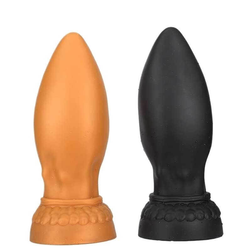 Plug anale grande Set di plug anale giocattolo anale Plug anali Plug anale plug plug enorme plug anale vibrante vibratore anale dildo anale grande,GOLD,XL