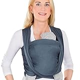 Verschiedenfarbig umgenähte Kanten erleichtern Dir die Orientierung beim Binden. Zwei Etiketten kennzeichnen leicht sichtbar die Tuchmitte
