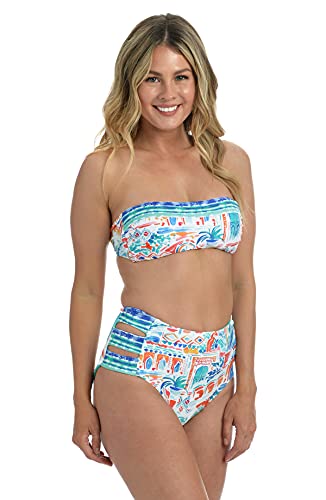 Bandeau bikini multicolore La Blanca pour vos journées de détente à la plage