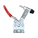 E-TING 2pcs Hand Tool 201B Toggle Clamp 198Lbs Antislip Red Horizontal Clamp 201-B Quick Release Tool
