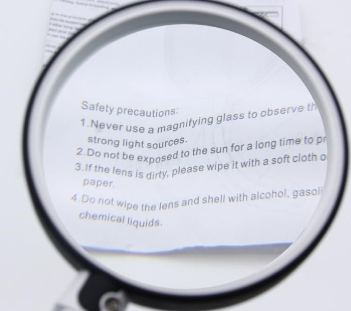 3.5X/2.5X/2X Handheld Reading Magnifier Glass Optical Lens Student Learning
