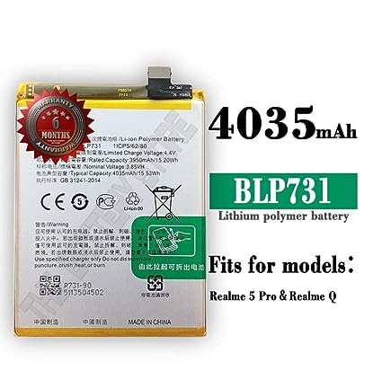 Image of Original BLP731 Battery for Realme 5 Pro Battery with 6 Months Warranty ** (J00166)