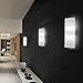 LED Wall Sconce Modern Wall Light Lamps 12W Cool White 6000K Up and Down Indoor Acrylic Lighting Fixture for Living Room Bedroom Hallway Conservatory Home Room Decor Not Dimmable No Plug(3 Pack)