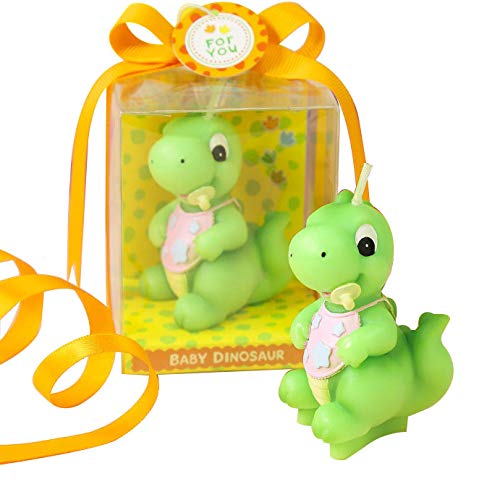 Uxzeb Mini Dinosaur Cake Toppers Cute Candle For Jurassic World Birthday Party Supplies Boy Baby Shower Decorations(Dinosaur) #TOP30