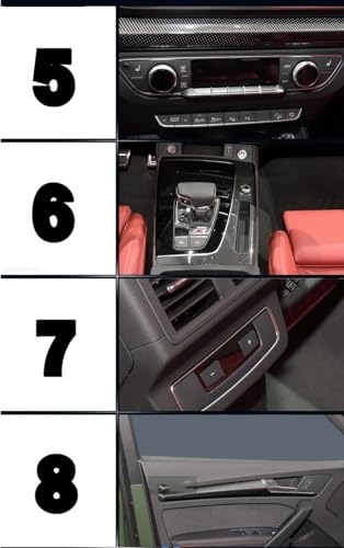 Film de protection TPU pour console centrale de Audi SQ5 2021-2023 - 5