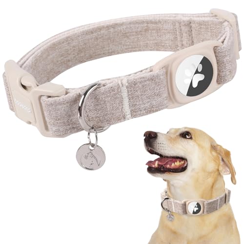 DOGWONG Airtag Hemp Collar