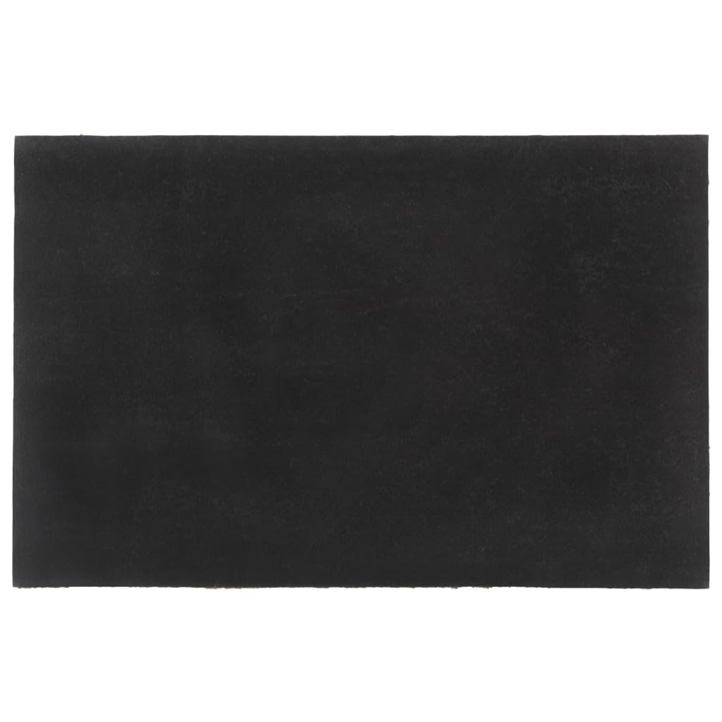 Felpudo de fibra de coco, 65 x 100 cm, color natural