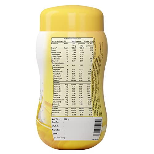 Image of Endura Mass Weight Gainer 500 g Vanilla Flavour Shaker Free | Ideal for Children above 10 years, men, women & athletes. (Banana)