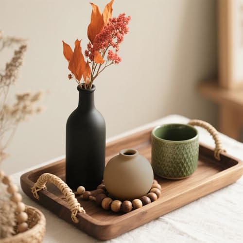 Ceramic Vase Set of 3, Rustic Farmhouse Decor - Small Vases for Flowers, Boho Home, Dining Table Centerpiece, Entryway & Mantle Decor (Multicolor) Ceramic Vase Set of 3, Rustic Farmhouse Decor - Small Vases for Flowers, Boho Home, Dining Table Centerpiece, Entryway & Mantle Decor (Multicolor)