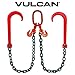 VULCAN Alloy Towing Chain Bridle - Grade 80-36 Inch - PROSeries - 12,000 Pound Safe Working Load