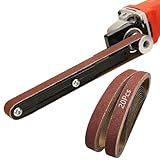 Belt Sander attachments for Angle Grinder,Detailing Bandfile Sander adapter,US 5/8-11 / M10 / M14 Thread,Suitable for Welding Points Grinding,Woodworking and Metal Rust Removal.