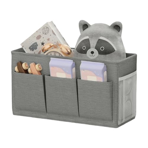 Pavsicgn Organizador De Mesilla De Noche para Residencia Estudiantil - Organizador Ajustable para Mesilla De Noche | Soporte Ajustable Caja Almacenamiento para Maquillaje Joyeria Telefono Dormitorio