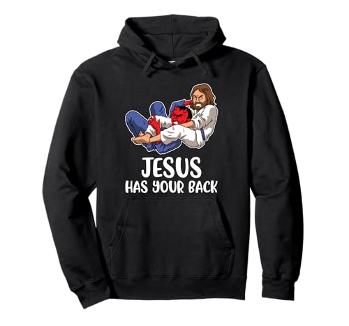 Jesus Has Your Back BJJ Sweat à Capuche