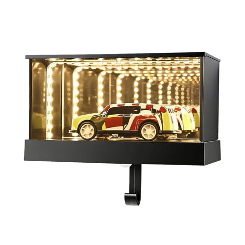 Genérico Portallaves Para Garaje - Estante Pequeño Con Iluminación De Pared - Organizador De Llaves Para Garaje | Para Entrada, Puerta Principal, Pasillo, Oficina, Cocina Y Amantes Del