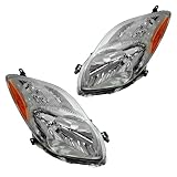 Headlight Headlamp Left & Right Pair Set for 09-11 Toyota Yaris Hatchback