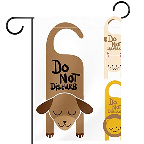 Drapeau de jardin pour animal domestique toutes saisons en polyester ponge