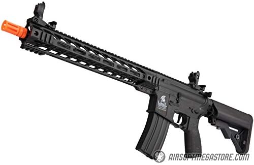 Lancer Tactical Enforcer Hybrid Gen 2 Battle Hawk 14" Airsoft AEG Rifle HIGH FPS Black 395 FPS