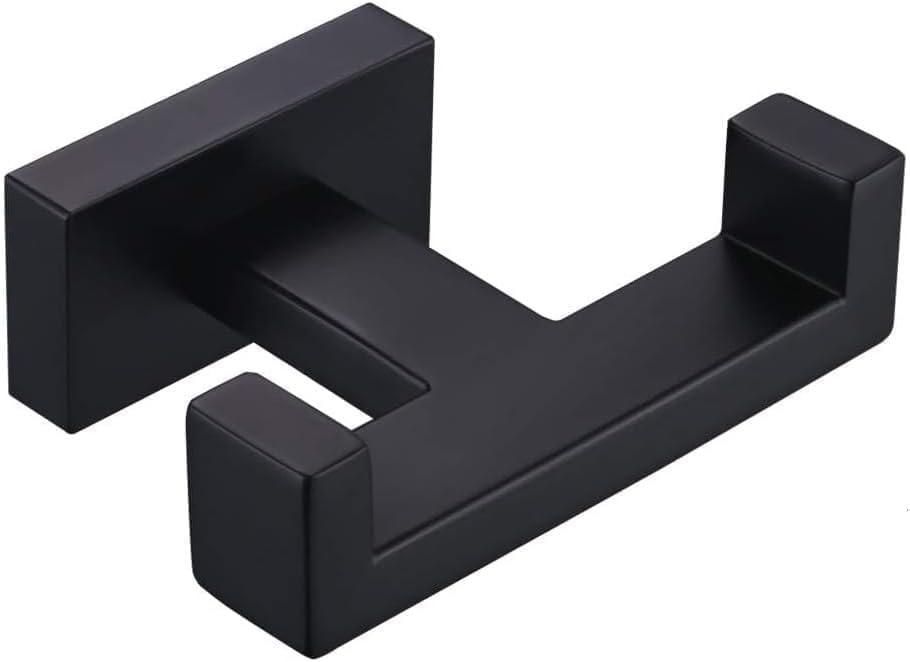 Double Robe Hook, Stainless Steel Bath Towel Hook Coat Hook Purse ...
