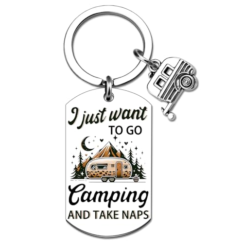 UIWIHHP Camper Decor Camper Keychain Gifts for Rv Owners Camping