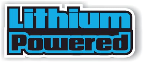 Lithium Powered Light Blue Black White Full Color Decal Sticker For Tesla Electric Vehicle Hybrid Sticker EV Funny