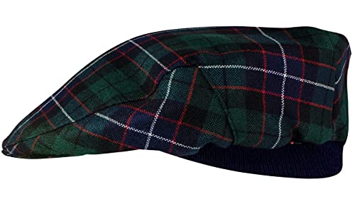 Casquette plate tartan Mitchell d'Écosse élégance authentique et confort élastique