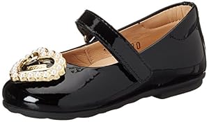 MOSCHINO Moschino Mädchen 25966 Vernice Nero Geschlossene Ballerinas MOSCHINO Moschino Mädchen 25966 Vernice Nero Geschlossene Ballerinas