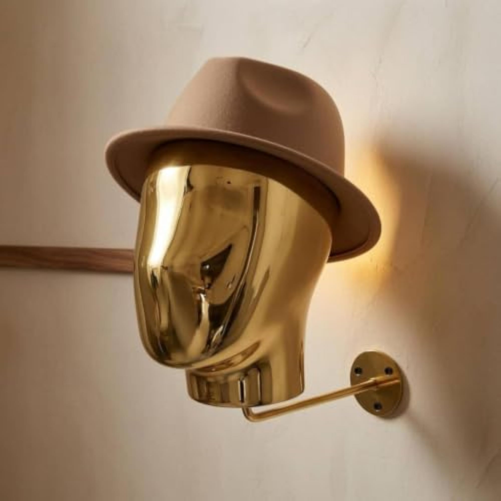 Electroplated Wall-Mounted Head Display