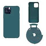HoldingIT Crossbody Phone Case with Detachable Lanyard Compatible with iPhone 12/12 Pro, 2-in-1 Hand