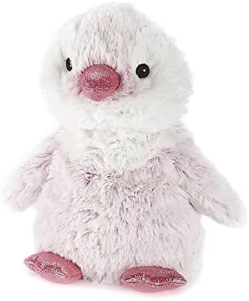 INTELEX (Warmies) Pink Penguin Warmies Cozy Plush Heatable Lavender Scented Stuffed Animal