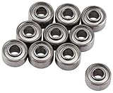 【Tamaño】 Los rodamientos tienen un diámetro interior de 3 mm, un diámetro exterior de 8 mm y un grosor de 4 mm