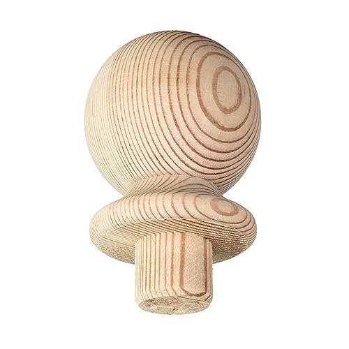 Pin d'escalier Newel Barre Boule Casquette – 90 mm