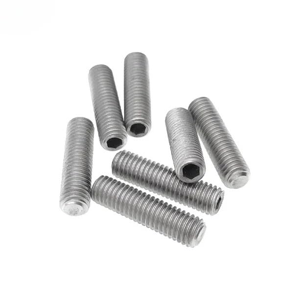 Tornillos de fijación con punta de copa de titanio puro TA2 GR2, M1.6-M10, longitud de 3 a 60 mm, tornillos prisioneros sin cabeza con casquillo hexagonal, 10 unidades por paquete(Flat-M8x85mm)