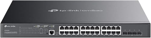 TP-Link JetStream 24-Port Gigabit and 4-Port 10GE SFP+ L2+ Managed Switch