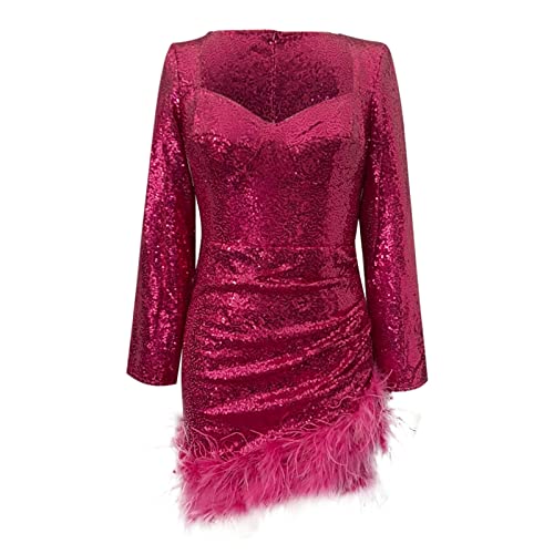 Jupe en velours marron paillettes pour sublimer vos courbes en soirée