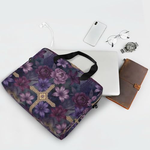 Bolso portátil para laptop 15.6 pulg morado miniatura 7