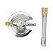 Lab Gas Burner, Safe Laboratory Heating Tool with Gas Adjustment for Natural Gas Propane Gas