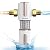 Vortopt Spin Down Sediment Filter, Automatic Flushing System, Whole House Water Filter for Well Water, Sediment Backwash Filter, 40 Micron Flushable Prefilter Filtration, Q700