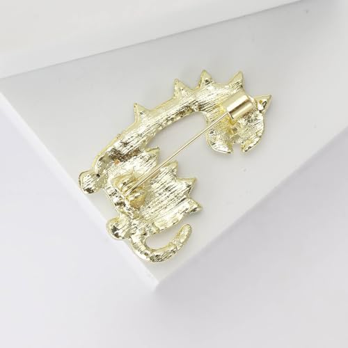 Image of Rhinestone /Enamel Animals Brooch and Pin for Women Elegant Animals Brooches Dress Accessories Birthday Gifts for Mom Wife