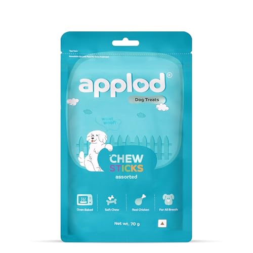 Image of Assorted Flavours Mix Chew Sticks for Dogs | Soft & Chewy Dog Treats | Healthy Chewing Snacks for All Breeds & Ages | 70g