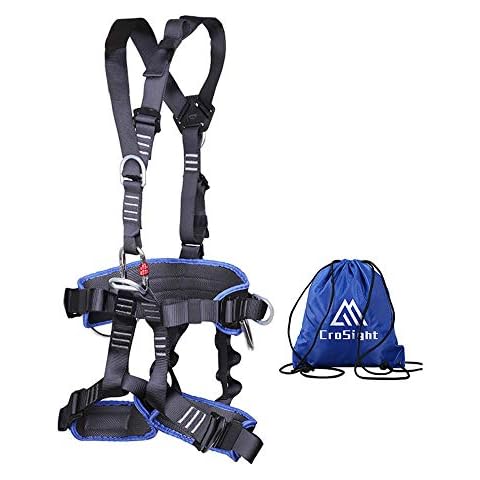CroSight Climbing Seat Belt, Caving, Rock Climbing and Rappelling Equipment, Body Guard Protect, Rappelling Rescuing Equip Cover