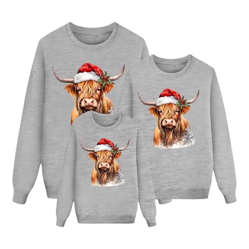 Matching Christmas Pajamas Hoodie Set Festive Long Sleeve Christmas Family Pjs Pullover Sweatshirt Three Piece Outfit2