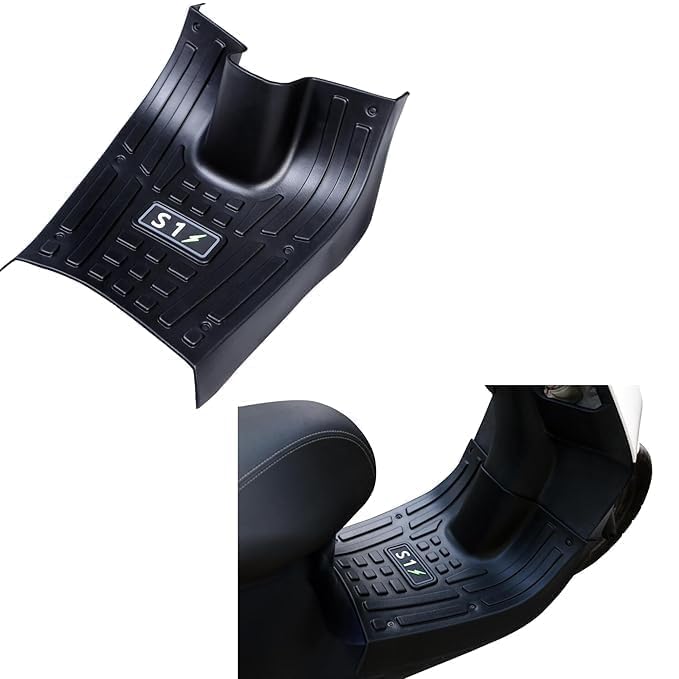 Mv Ola Scooter Heavy Duty 3D Floor Mat, Black, Premium Footboard