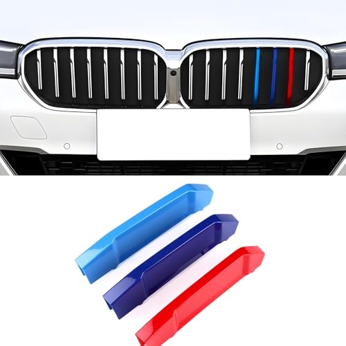 Image of Automotive Grill Inserts for BMW 5 Series Sedan 2023 2022 2021 530i 540i 530e M550i (Fit Only 8-Beam), Front Grille Accessories