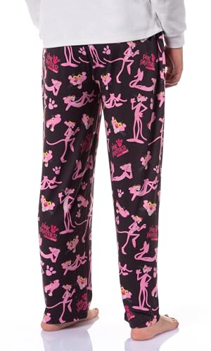INTIMO The Pink Panther Men's Poses Print Adult Sleep Lounge Pajama Pants4